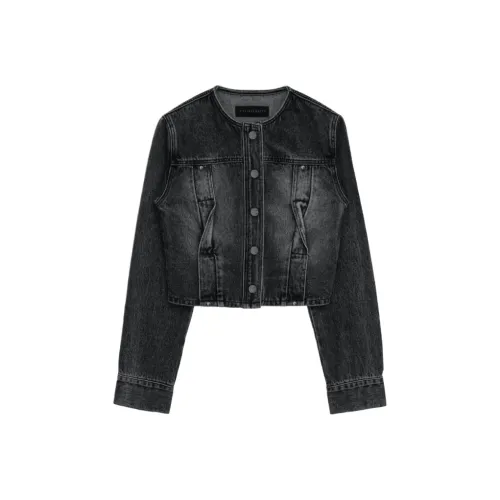 TREEMINGBIRD TWISTED Non Ожерелье-чокер Деним Набор Вверх Куртка Деним Куртка Женские