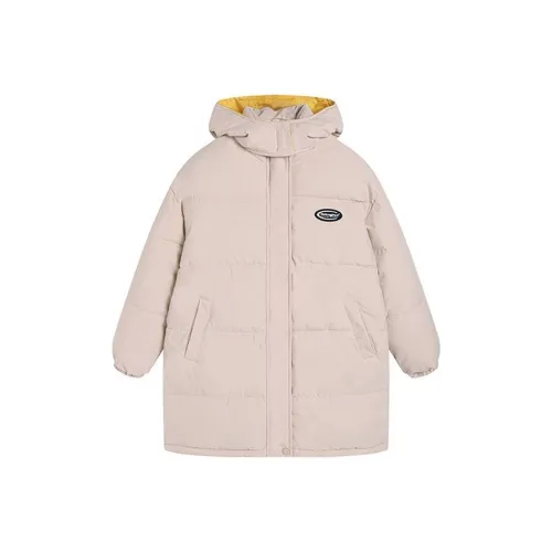 BVODE Экрю Желтая Шляпа Утолщенная Женская Пуховая Куртка