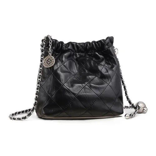 MILLIE'S Сумка через плечо из коровьей кожи стандартная женская черный экрю