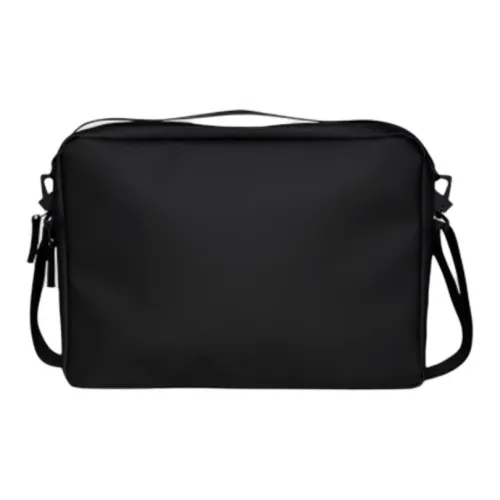 Rains Полиэстер Ноутбук Сумка Сумка через плечо Унисекс Черный