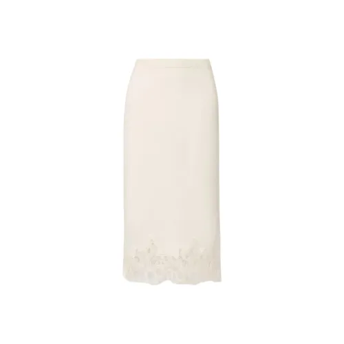 FABIANA FILIPPI Платина Юбка с Макраме Кружево Повседневная Длинная Юбка Женская
