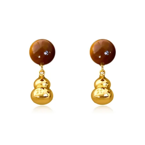 WEIJAS Серьги из меди с золотым покрытием женские