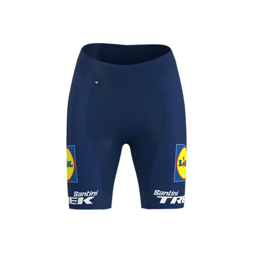 Trek Темно-синий Желтый Женские Велосипедные Штаны и Шорты