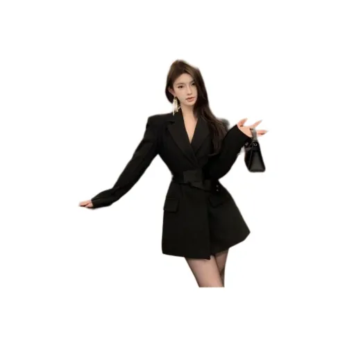 BONAS Длинное платье с длинными рукавами женское