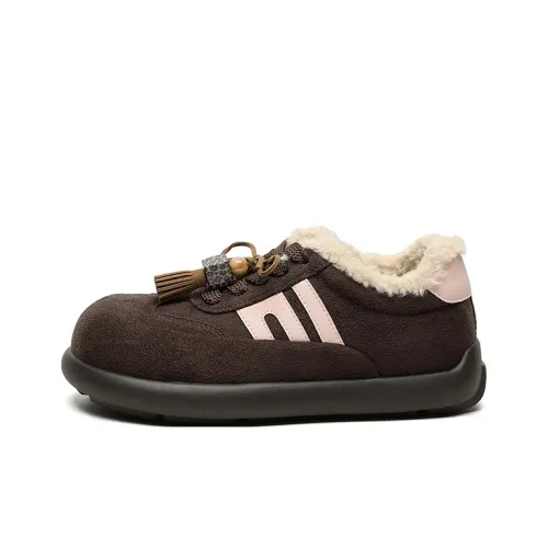 JOSINY Хлопок Обувь Низкий Топ Кофейный Женский