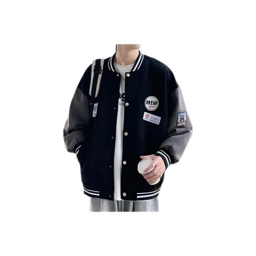 ZHIO Черный и Серый Унисекс Куртки