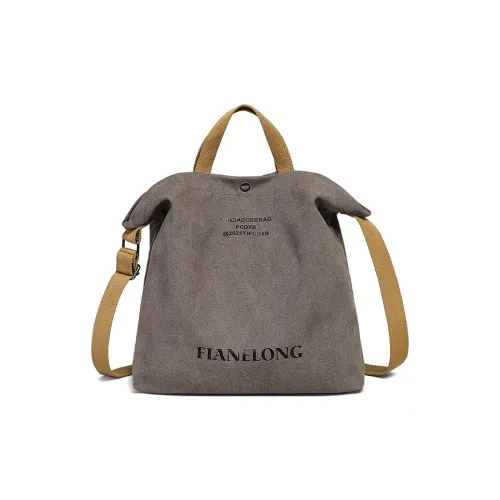 Younger Song Ткань Сумка Стандартная Унисекс Серый