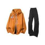 Золотисто-оранжевый + черный [брюки]