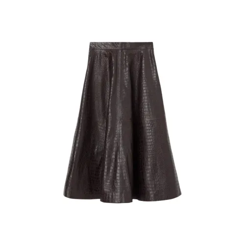 Rohe Кожа Длинная Юбка Женская