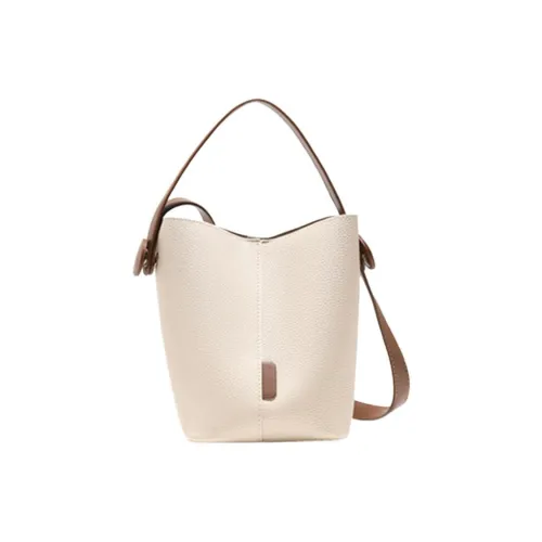 H YXIANG Микрофибра Синтетическая Кожа Плечевая Сумка Женская Экрю