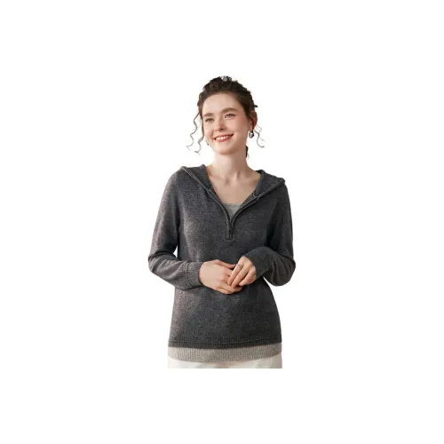 H YXIANG Кашемир Свитер Женские