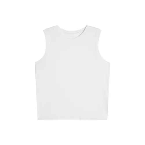 CENGXIAOXIAN Белый Топ без рукавов Женские Майки