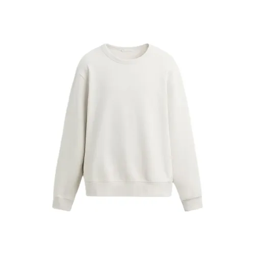 ZARA Свитшоты мужские цвет устричный белый