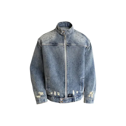 SZSX Синий Унисекс Джинсовые куртки
