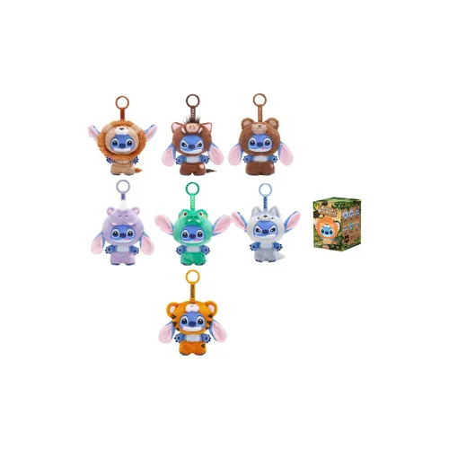 TOP TOY Wild Animal Collection Disney Stitch Винил Плюшевый Слепые Коробки Один Mystery Коробка Целая Коробка 6 шт