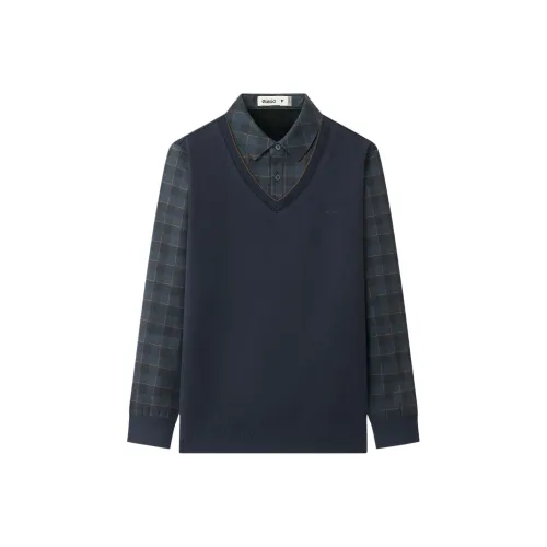 EDENBO Синий Мужской Трикотаж