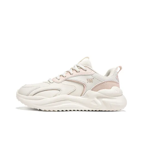 361° Толстая подошва Кроссовки Женские Белый Лотос Семена EXTRAORDINARY Розовый