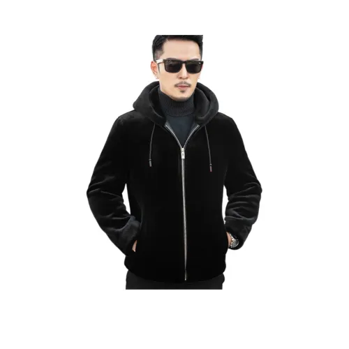 TIFAN Черный мужской мех