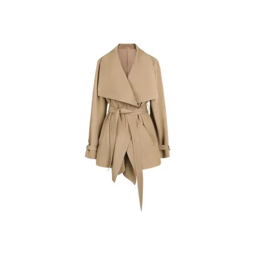 Local Gal Хаки Женская Тренч