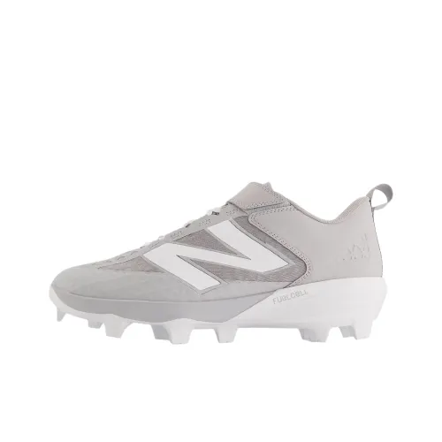 New Balance NB Fuelcell 4040 v8 Дышащая Функциональная Бейсбольная Обувь Унисекс Серый Белый