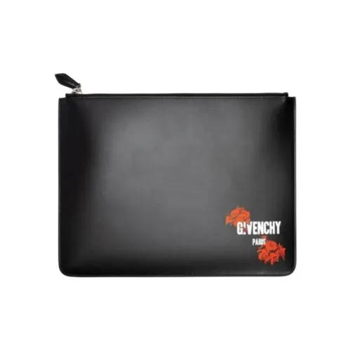GIVENCHY Коровья кожа Косметичка Клатч Мужской Черный