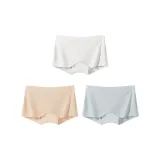 [Супер Сделка 3 Пачки] Простой Белый + Светлый Телесный + Тусклый Серый (Ледяной Шелк Бесшовный, Необходимое Летнее!)