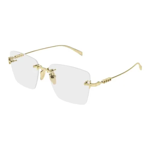 GUCCI Металл Прямоугольный OPTICAL Очки Женские Золотой