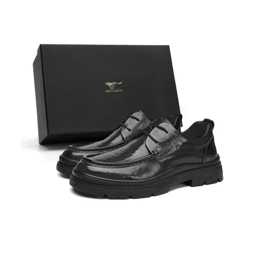 SEPTWOLVES Обувь Низкий Топ Черная Стандартная Кожа Мужская