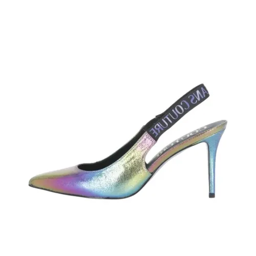VERSACE JEANS Узкий каблук Высокие каблуки Женские Многоцветный