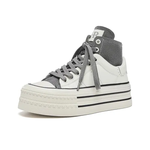 HR Повседневная обувь Высокий топ Белый Серый Женский