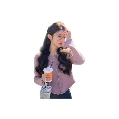 BONAS Фиолетовый Женский Трикотаж