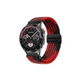 Z-Pattern Черный и Красный Нейлон Магнитный Ремешок