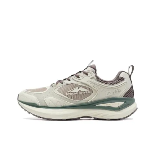 XTEP Амортизаторы Slip-resistant Низкий Топ Уличная обувь Мужская Серый Бежевый