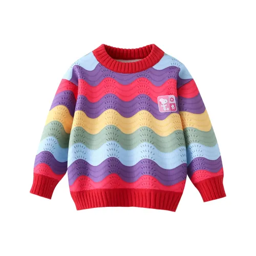 SNOOPY Свитер Красный для детей 3-7 лет