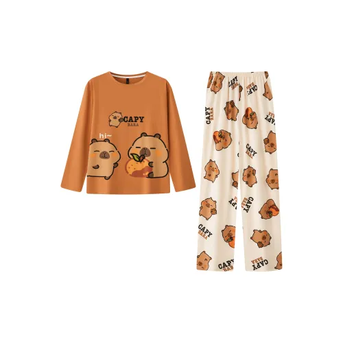 Gongdie x Capybara Collaboration Пижамный комплект Мужской