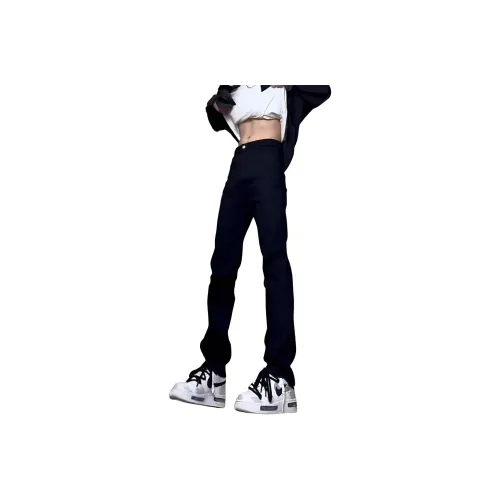 CARE NOTE Черные Унисекс Джинсы