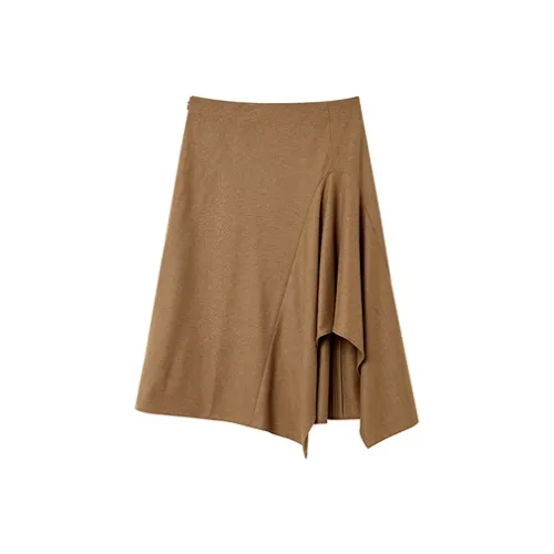 OVV CAMEL Женские Повседневные Длинные Юбки