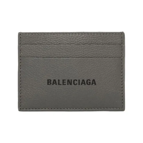 Balenciaga Коровья кожа Держатель для карт Стандартный Унисекс Темно-серый