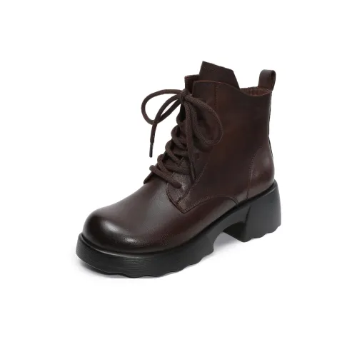 SENJIALUO 11 см Мартин Ботинок 5,0 см Женский