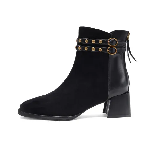 SAFIYA ботильоны черные женские