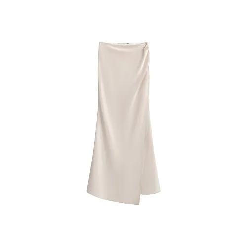 STGX Белый Женские Повседневные Длинные Юбки