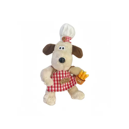 Cute Chip Корейский Ins Новинка Фартук Chef Мастер Собака Кукла Украшение Плюшевый Брелок 15 см Рекомендуемая высота