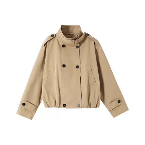 Local Gal Хаки Женская Тренч