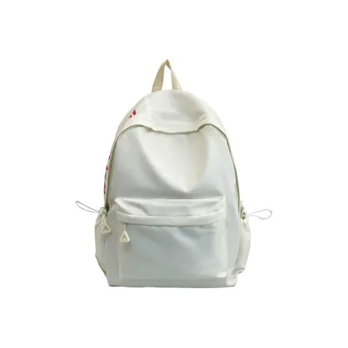 WRELS Nylon Backpack Standard Ecru Black Pink Light Yellow Sky Blue