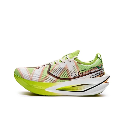 XTEP 160X 7,0PRO Беговые кроссовки Низкий Топ Лайм Чай Пищевой Желтый Светлый Абрикос Мужской