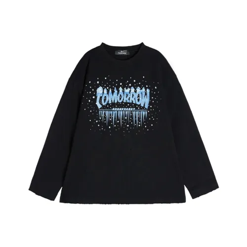 SUNTOMORROW Черные Детские Рубашки T