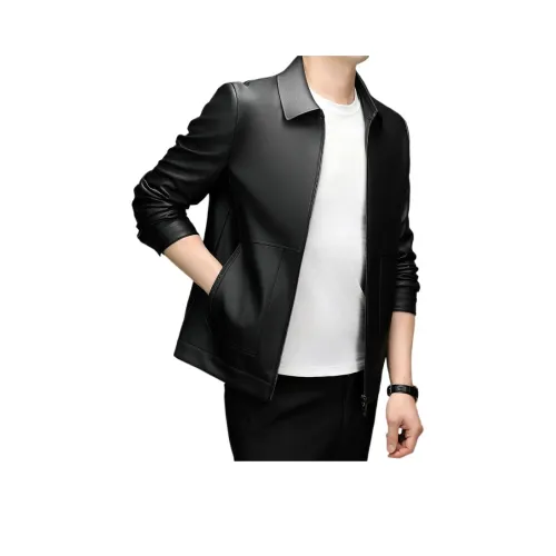 TIFAN Мужские кожаные куртки