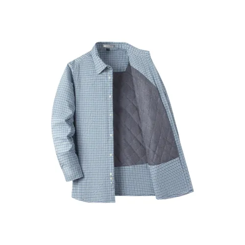 Красная фасоль Синяя клетка Мужские рубашки