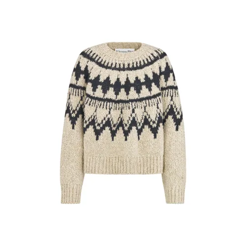 DIOR Бежевые Женские Свитера