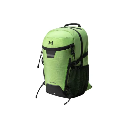 Рюкзак Under Armour из полиамида унисекс неоновый зеленый
